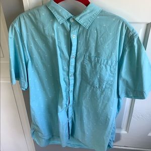 Denim & Flower Shirt Sleeve Button Down slim fit